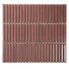 The Mosaic Factory Sevilla Mozaïektegel - 1.2x9.2cm - wand en vloertegel - glans - smoked cherry SW1472846