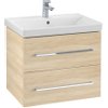 Villeroy & Boch Avento wastafelonderbouwkast met 2 ladenen 61.8x52x44.7cm elm impresso SW106666 Villeroy & Boch Avento wastafelonderbouwkast met 2 ladenen 61.8x52x44.7cm elm impresso SW106666