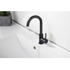 Fortifura Calvi Mitigeur lavabo rehaussé avec bec rotatif Noir mat SW809347