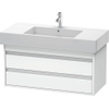 Duravit Ketho Meuble sous-lavabo avec 2 tiroirs 100x45.5x41cm pour Vero 032910 blanc 0280213