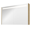 Proline Premium spiegelkast – 120x74x14 cm – directe LED – 2 deuren – Ideal Oak SW350602