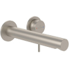 Villeroy & Boch Loop & Friends wastafeluitloop set - wandmontage - Brushed Nickel (rvs) SW974330