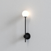 Astro Orb Single applique murale excl. G9 noir mat SW680088