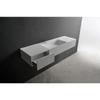 Ideavit Solidpure Wastafel 140x40x20cm rechthoek 0 kraangaten 1 wasbak 1 lade Solid surface wit SW85940 Ideavit Solidpure Wastafel 140x40x20cm rechthoek 0 kraangaten 1 wasbak 1 lade Solid surface wit SW85940