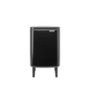 Brabantia Bo Hi Poubelle - 7 litres - seau intérieur en plastique - noir mat SW1117398