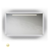 Looox X Line miroir – 80 x 70 cm – LED directe et indirecte – chauffage de miroir – Aluminium GA36719
