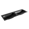 Mondiaz BIG small Urban solid surface inbouw wastafel 130cm dubbel SW430999 Mondiaz BIG small Urban solid surface inbouw wastafel 130cm dubbel SW430999