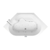 Riho Easypool 3.1 Winnipeg whirlpoolbad hoek 145x145cm hydro 6+4+2 aero 11 colour speaker touch bediening inclusief poten en afvoer wit SW699383 Riho Easypool 3.1 Winnipeg whirlpoolbad hoek 145x145cm hydro 6+4+2 aero 11 colour speaker touch bediening inclusief poten en afvoer wit SW699383