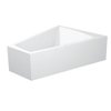 Duravit Paiova bad acryl afgeschuind 180x140x46cm rechts met aangevormd paneel en frame wit 0280235 Duravit Paiova bad acryl afgeschuind 180x140x46cm rechts met aangevormd paneel en frame wit 0280235