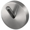 Haceka Kosmos Handdoekhaak - rond - enkel - geborsteld RVS SW654003