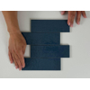 ÉCHANTILLON Terravito Nocino carreau mural - 6x18.6cm - Deep Blue brillant (bleu) SW1221517