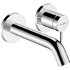 Hansgrohe Tecturis s Eengreeps wastafelkraan - inbouw - voor wandmontage - met uitloop 16 - 5 cm - hoogglans chroom SW918808