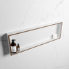 Mondiaz Easy nis 29.5x89.5x8cm voor Inbouw/opbouw 1 open vak Solid surface Talc/Rust SW643708