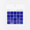 ÉCHANTILLON The Mosaic Factory Amsterdam mosaïque 2x2x0.4cm pour mur et sol pour intérieur et extérieur carrée Verre Bleu cobalt SW861856