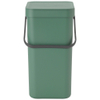 Brabantia Sort & Go Poubelle - 12 litres - poignée - avec barre - fir green SW1117363