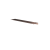 Hotbath &MORE Planchet - 60cm - inclusief bevestigings rails - 1 uitsparing - voor zeepdispenser of beker - PVD - geborsteld koper SW1245940