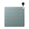 Sealskin Ribb Tapis de douche - 55x55cm - Antidérapant - inclus - crochet noir - Vert SW1421064