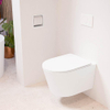 Mondiaz LAVIE hangtoilet – spoelrandloos – 36 x 53 cm – met softclose zitting – Talc (wit) SW1204554