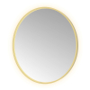 Hotbath &MORE Spiegel Round - diameter 100cm - direct en indirect LED - spiegelverwarming - dimbaar - met afstandsbediening - PVD - geborsteld messing goud SW1245847