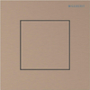 Geberit Type 40 urinioir bedieningsplaat - pneumatisch - vierkant - rood goud/ geborsteld/easy-to-clean - geborsteld roodgoud brons (koper) SW1237250