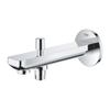 Grohe Baduitloop - wandmontage - met omstelling - 1/2 inch - 17cm - chroom SW334439