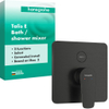 Hansgrohe Talis E inbouw badmengkraan iBox Universal 2 Brushed Black Chrome SW1567330