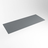 Mondiaz TOP 46 Plan sous vasque - 120x46x0.9cm - compatible comme plan de meuble - solid surface - Plata SW1017718