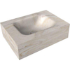 Mondiaz Eden wastafel - 40x23cm - zonder kraangat - ostra (beige) SW1204245