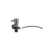 Fortifura Calvi Hoekstopkraan - met Flexibele slang - 30cm - slang - 1/2"x3/8" - geborsteld gunmetal (antraciet) SW1382527