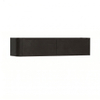 H&R Badmeubelen Juice Wastafelonderkast - 180x45x40cm - linkerhoek afgerond - 2 lades - geïntegreerde greep - basalt SW1260495