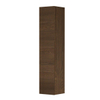INK Armoire de salle de bains - 36x37x169cm - 1 porte - fraisage vertical - chêne massif - chocolate SW693483