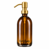 Fortifura Calvi Zeepdispenser - 500ml - set van 2 - geborsteld messing (goud) SW1482378