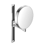 Emco Prime miroir grossissant – rond Ø 20,2 cm – sans éclairage – réglable en hauteur sur rail mural – Chrome 0630898
