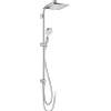 Hansgrohe Crometta e Croma e - 240 - 1jet - showerpipe reno - met ecosmart - hoogglans chroom SW73200