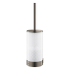 Grohe Selection Toiletborstelhouder - wandmontage - rond - open - brushed hard graphite (antraciet) SW444378