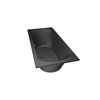 Xenz Lagoon ligbad 180x80x50cm met poten zonder afvoer Acryl Ebony mat (mat zwart) SW103184 Xenz Lagoon ligbad 180x80x50cm met poten zonder afvoer Acryl Ebony mat (mat zwart) SW103184