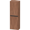 Duravit Ketho.2 Halfhoge kast - met 2 deuren - 40x132x24cm rechts - met tip onnoten - mat noten (hout) SW772621