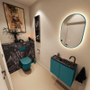 MONDIAZ TURE-DLUX Meuble toilette - 60cm - Smag - EDEN - vasque Lava - position droite - 1 trou de robinet SW1104022