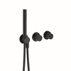 Crosswater MPRO Module Mitigeur de douche - élément encastré 2 fonctions - ensemble de douchette à main - noir mat SW928330