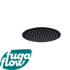 FugaFlow Eccelente Sobrado Badkamer Hoofddouche - 25cm - rond - 6mm - zwart mat - Black Friday - SW1123301