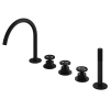 Hotbath Cobber @work ensemble de mélangeur de baignoire noir mat SW440665 Hotbath Cobber @work ensemble de mélangeur de baignoire noir mat SW440665