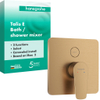 Hansgrohe Talis E inbouw badmengkraan iBox Universal 2 Brushed Bronze SW1567320