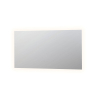 INK SP5 spiegel – 160x80 cm – indirecte LED rondom – instelbare lichtkleur, dimbaar – aluminium zilver SW157944
