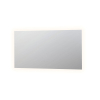 INK SP5 spiegel – 160x80 cm – indirecte LED rondom – instelbare lichtkleur, dimbaar – aluminium zilver SW157944