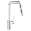 Grohe Start QuickFix Robinet de cuisine - douchette extractible - Dual Spray - projection 22.1cm - Chrome SW1028229