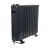 Eurom RAD radiateur - 48x15x42cm - 1000 watt - sur pied - métal noir mat SW999835