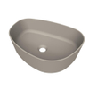 Arcqua Rocker waskom - opbouw - organisch rechts - 50x37cm - mat klei SW1209134