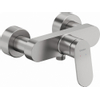 Duravit Wave Douchekraan - eengreeps - omstel - koppelingen - HOH=15cm - geborsteld RVS SW962412