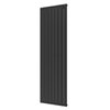 Plieger Cavallino Retto designradiator verticaal enkel middenaansluiting 2000x602mm 1332W zwart grafiet (black graphite) 7255327 Plieger Cavallino Retto designradiator verticaal enkel middenaansluiting 2000x602mm 1332W zwart grafiet (black graphite) 7255327