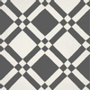 SAMPLE Ceralto Gravo Urban Decortegel 20x20cm 8.3mm porcellanato Almost Square Black SW913164